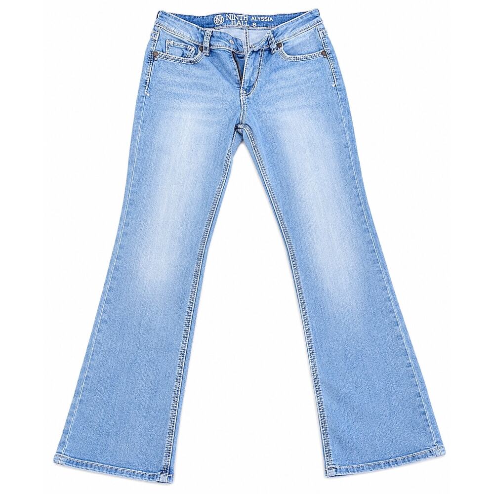 Ninth Hall Alyssia Women’s Size 8 Bootcut Jeans Light Wash Stretch Denim